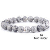 Volcanic Natural Chakra Beads Bracelet