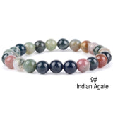 Volcanic Natural Chakra Beads Bracelet