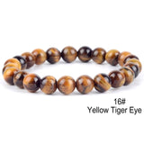 Volcanic Natural Chakra Beads Bracelet