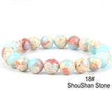Volcanic Natural Chakra Beads Bracelet