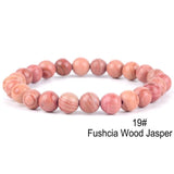 Volcanic Natural Chakra Beads Bracelet