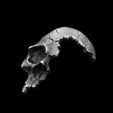 Broken Skull Pendant Necklace
