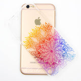 Colourful Floral Soft TPU iPhone Protection Cases