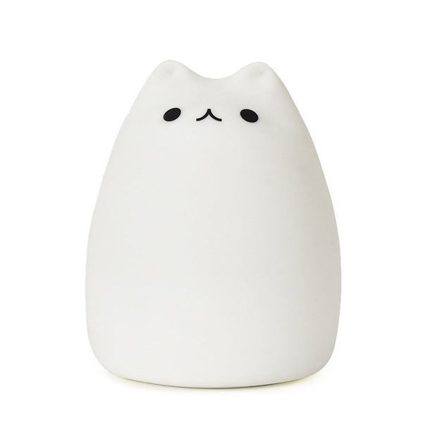 Soft Silicone 7 Changing Color LED Cat Night Lights