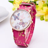 Colorful Butterfly Design WristWatch