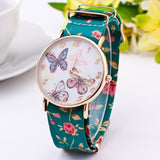 Colorful Butterfly Design WristWatch