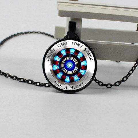 Proof That Tony Stark Has A Heart Necklace