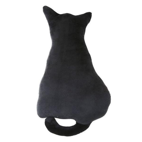 Cat Soft Plush Back Seat Cushion