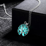 Luminous Tree of Life Beads Necklace