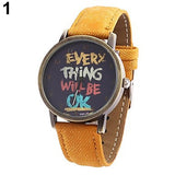 Everything Will Be Ok Denim Watch