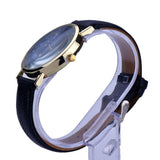 Star Design Leather Watch
