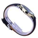 Star Design Leather Watch