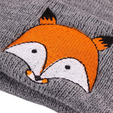 Fox Pattern Knitted Beanies