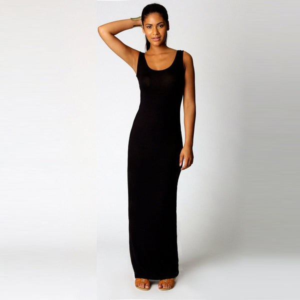 Women Sleeveless Elegant Casual Dress