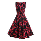 Retro Vintage 1950s 60s Rockabilly Floral Swing Summer Dress Collections