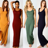 Women Sleeveless Elegant Casual Dress