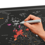 Premium Black Edition - Scratch Off Travel Map™