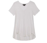 Women V neck Plus size casual loose shirt